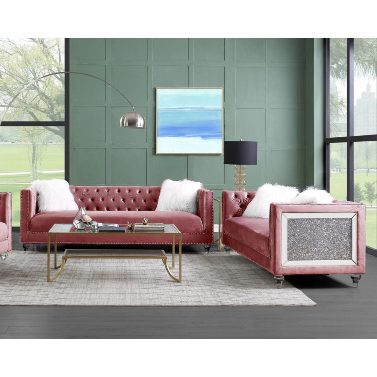Rosdorf Park Feikobus 2 Piece Velvet Living Room Set Wayfair